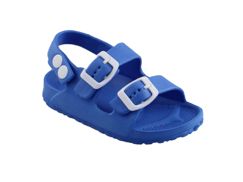 Amix BEBE' Unito B21_3 blu SANDALETTI MARE BAMBINO AMIX